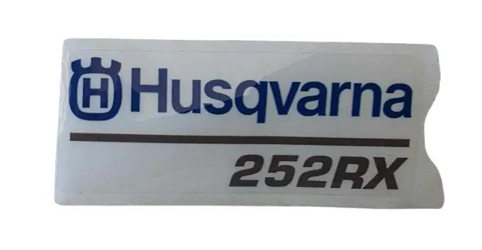 Beställ idag Dekal Cylinderkåpa Husqvarna 252RX
