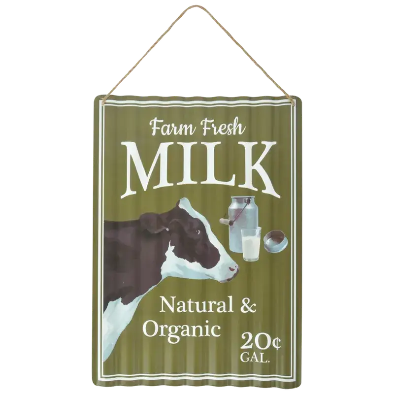 Metallskylt Farm Fresh Milk Hög kvalitet Beställ nu