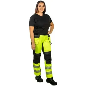 Snabb frakt Lågt pris T-SHIRT L RILLA DAM SVART V-HALS