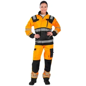 Kampanj Kampanj VARSELBYXOR D104 BERYLLI KL2 ORANGE/GRÅ EN20471