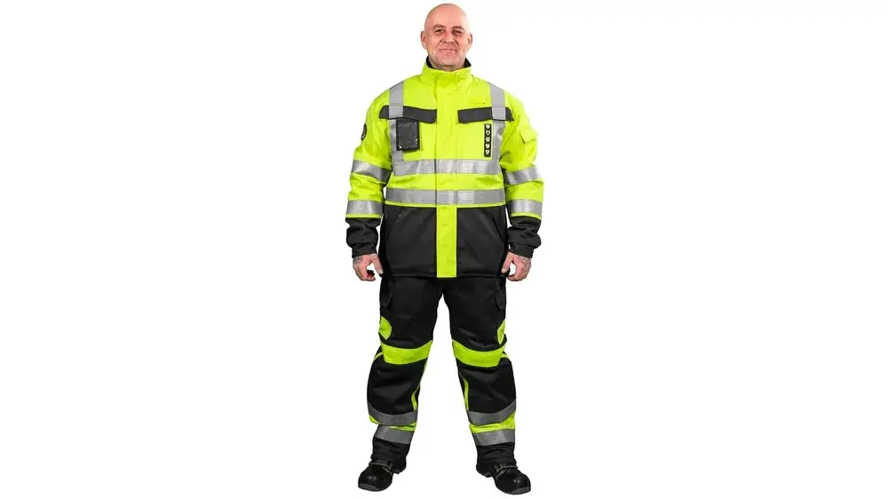 VINTERJACKA S FLAMS. SAURON FL.GUL/M.GRÅ KL2 EN20 Premium Lägg i varukorgen