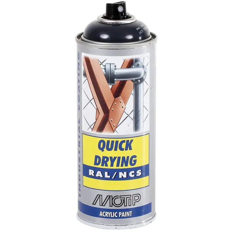 SPRAYFÄRG GRÅ RAL7016 AKRYL 400ML Expressleverans Nedsatt pris