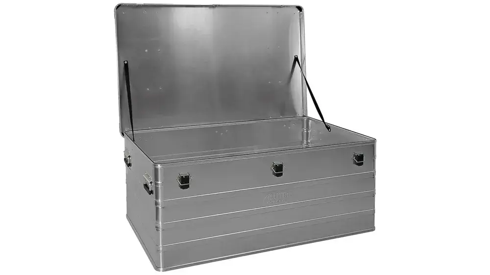 FÖRVARINGSLÅDA 415L ALUMINIUM Populär risnedsättning