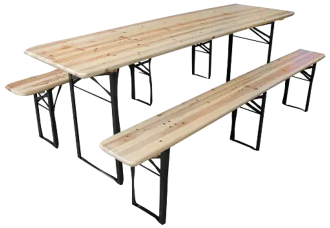 Lågt pris Bord och bänkset L. 220 cm