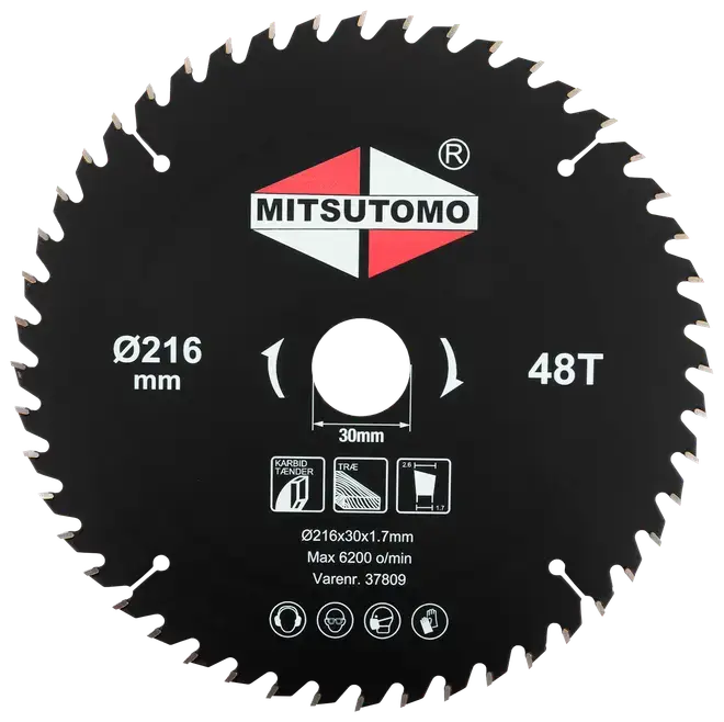 Extra rabatt Sågklinga cirkelsåg 216x30 mm 48T
