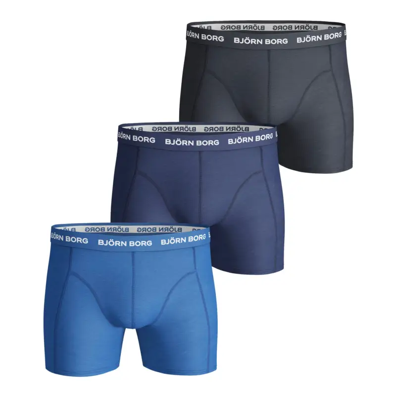 Köp Björn Borg Kalsong boxer, blå, 3-pack - Kampanjpris