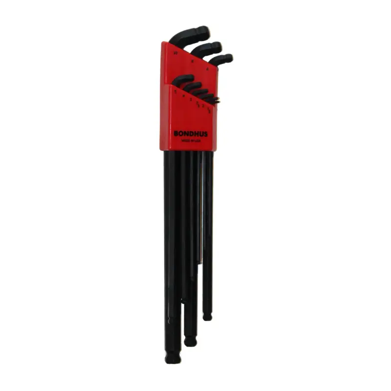 Handla nu Köp Bondhus Vinkelnyckelsats Stubb 100 grader SDBLX9M, 1,5-10 mm -