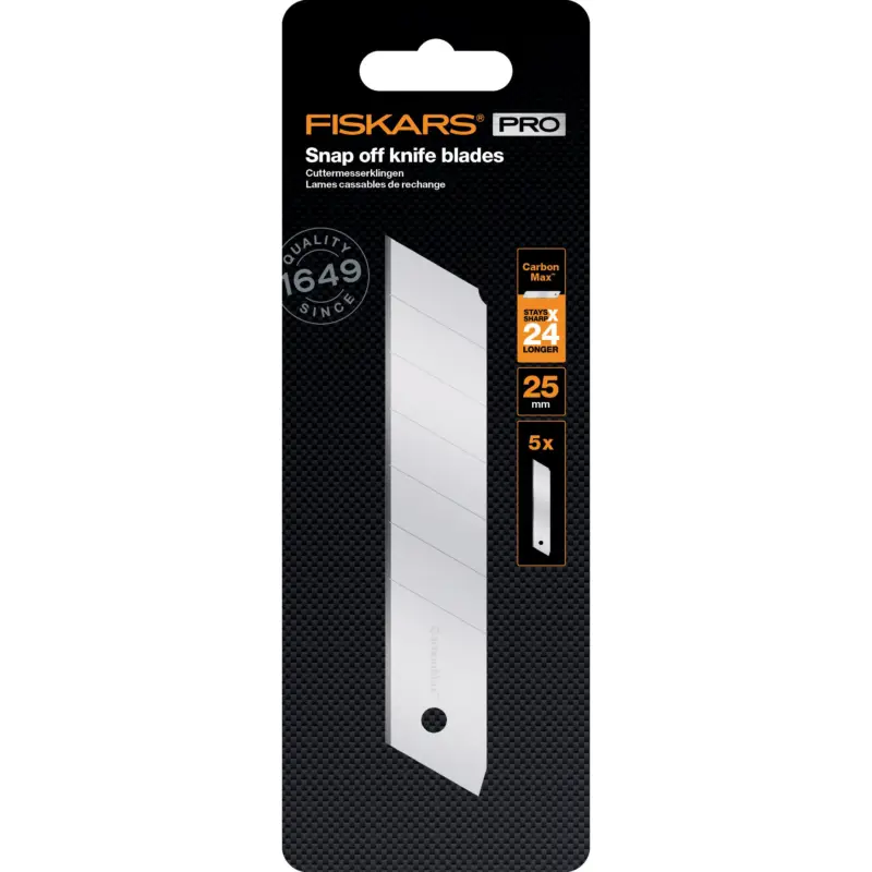 Endast idag Köp Fiskars Brytblad 25 mm, 5-pack -